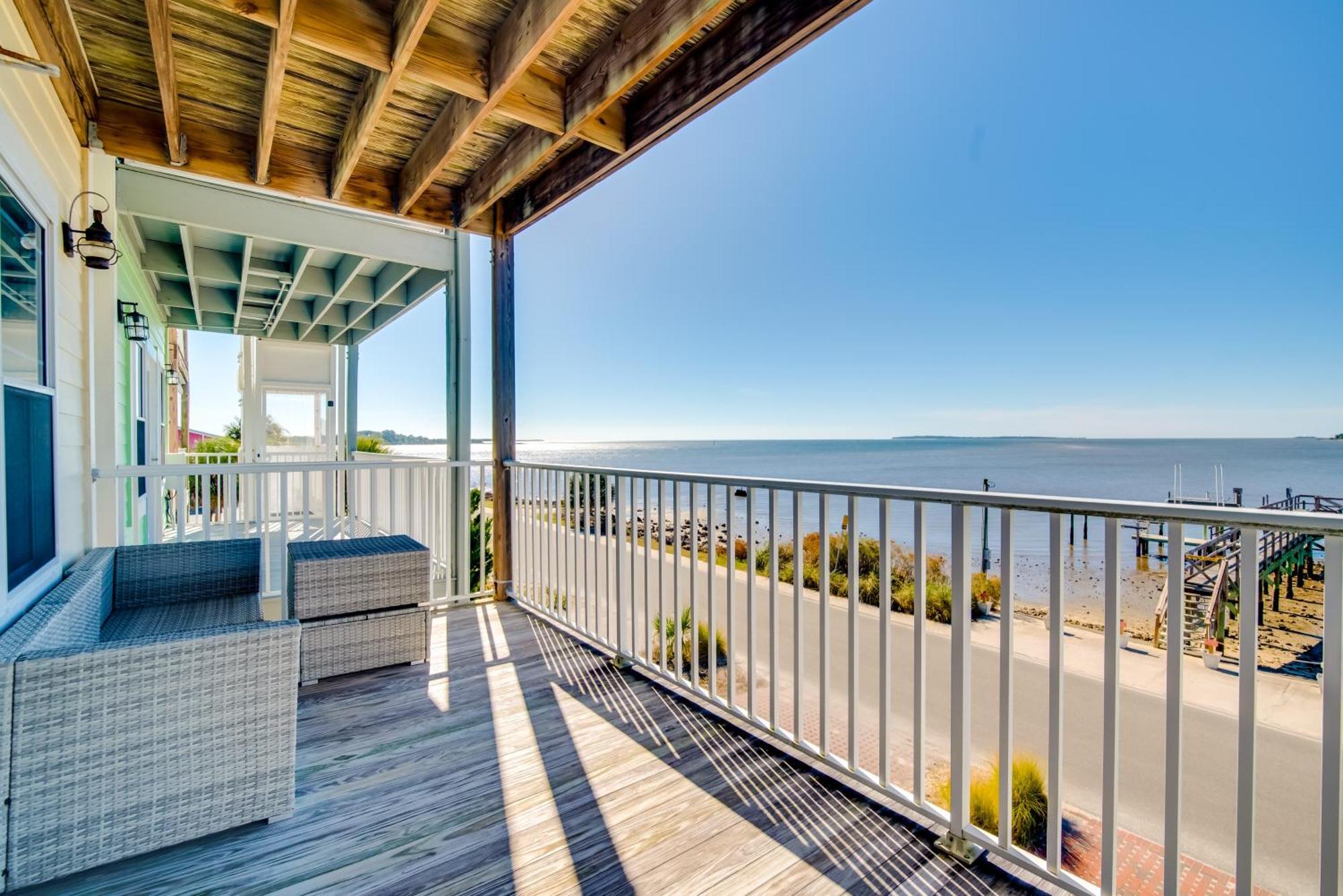 Oceanfront Oasis In Cedar Key With 2 Balconies! Villa Exterior foto